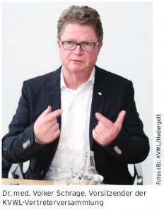 Volker Schrage, VV-Vorsitzender KVWL